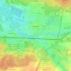 Brody topographic map, elevation, terrain