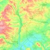 Cherwell topographic map, elevation, terrain