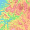 Rana topographic map, elevation, terrain