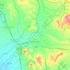 Ussana topographic map, elevation, terrain