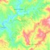 Orvalho topographic map, elevation, terrain