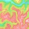 Thomatal topographic map, elevation, terrain