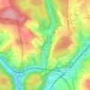 Hemsbach topographic map, elevation, terrain