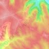 Loubers topographic map, elevation, terrain