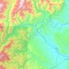 Puerto Libre topographic map, elevation, terrain
