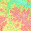 Верх-Уймонское сельское поселение topographic map, elevation, terrain