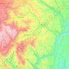 San Carlos topographic map, elevation, terrain
