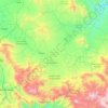 Miahuatlán de Porfirio Díaz topographic map, elevation, terrain