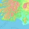 Tuatapere Te Waewae Community topographic map, elevation, terrain