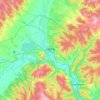 赤塔 topographic map, elevation, terrain