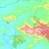 Gregors Creek topographic map, elevation, terrain
