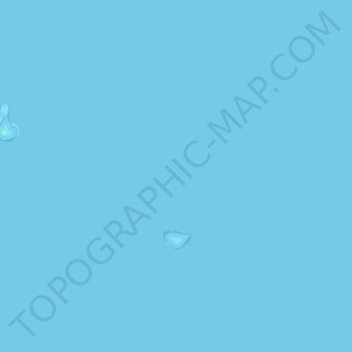 Tom Thumb Islands topographic map, elevation, terrain