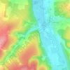 Villy topographic map, elevation, terrain