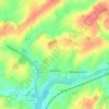 Lesdins topographic map, elevation, terrain