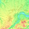 Sierning topographic map, elevation, terrain