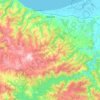 Alaçam topographic map, elevation, terrain