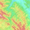Яремчанська міська громада topographic map, elevation, terrain