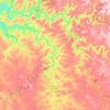 Jaquirana topographic map, elevation, terrain