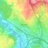 Bussigny topographic map, elevation, terrain