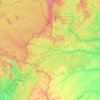 Cuvette-Ouest Department topographic map, elevation, terrain
