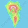 La Palma topographic map, elevation, terrain