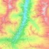 Täsch topographic map, elevation, terrain