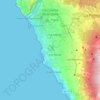 Los Llanos de Aridane topographic map, elevation, terrain