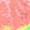 Shire of Kent topographic map, elevation, terrain
