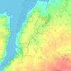 Kerbors topographic map, elevation, terrain