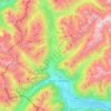 Mals - Malles Venosta topographic map, elevation, terrain