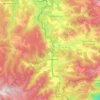 Luc topographic map, elevation, terrain