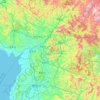 Pyongannam-do topographic map, elevation, terrain
