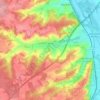 Nailly topographic map, elevation, terrain