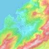 Sóller topographic map, elevation, terrain