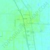 Dumas topographic map, elevation, terrain
