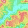 Fingal topographic map, elevation, terrain