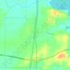 Chouteau topographic map, elevation, terrain