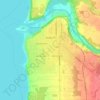 Goderich topographic map, elevation, terrain