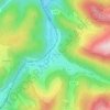 Fouday topographic map, elevation, terrain