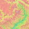 Tsangpo Gorge topographic map, elevation, terrain