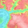 Les Andelys topographic map, elevation, terrain