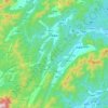 南盛镇 topographic map, elevation, terrain