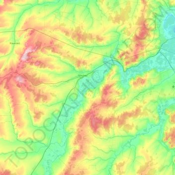 Чишминский район topographic map, elevation, terrain