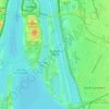 Notre Dame Island topographic map, elevation, terrain