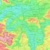 Seine topographic map, elevation, terrain