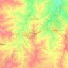 Durg topographic map, elevation, terrain