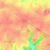 Écouis topographic map, elevation, terrain