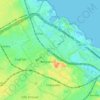 Comuna 13 topographic map, elevation, terrain