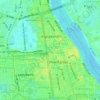 Khan Daun Penh topographic map, elevation, terrain