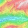 Lütschental topographic map, elevation, terrain